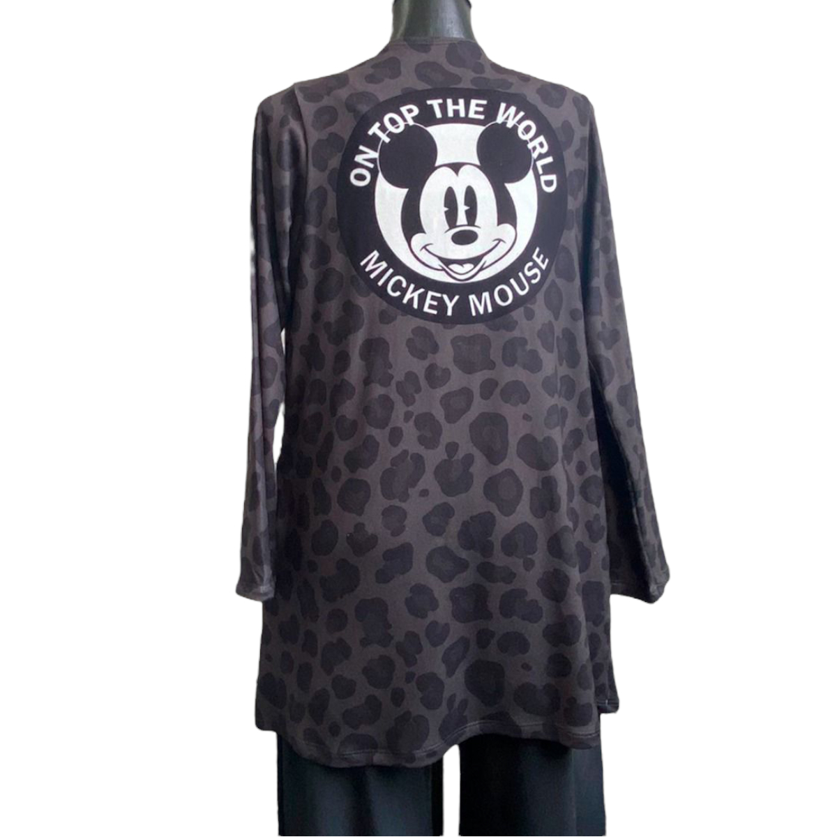 Cárdigan Saco Ensamble De Mujer Modelo Mickey Mouse.