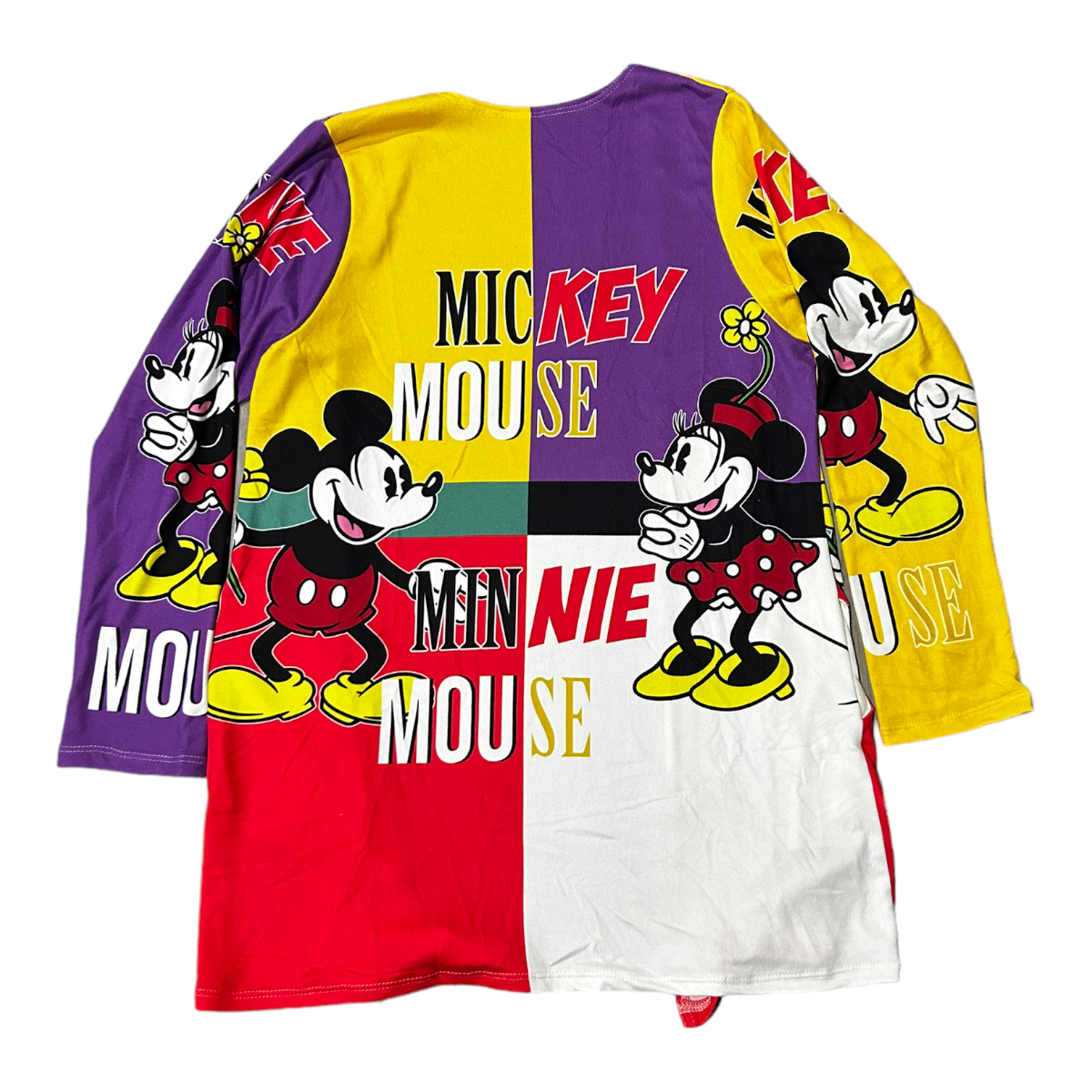 Cárdigan Saco Ensamble De Mujer Modelo Mickey Mouse.