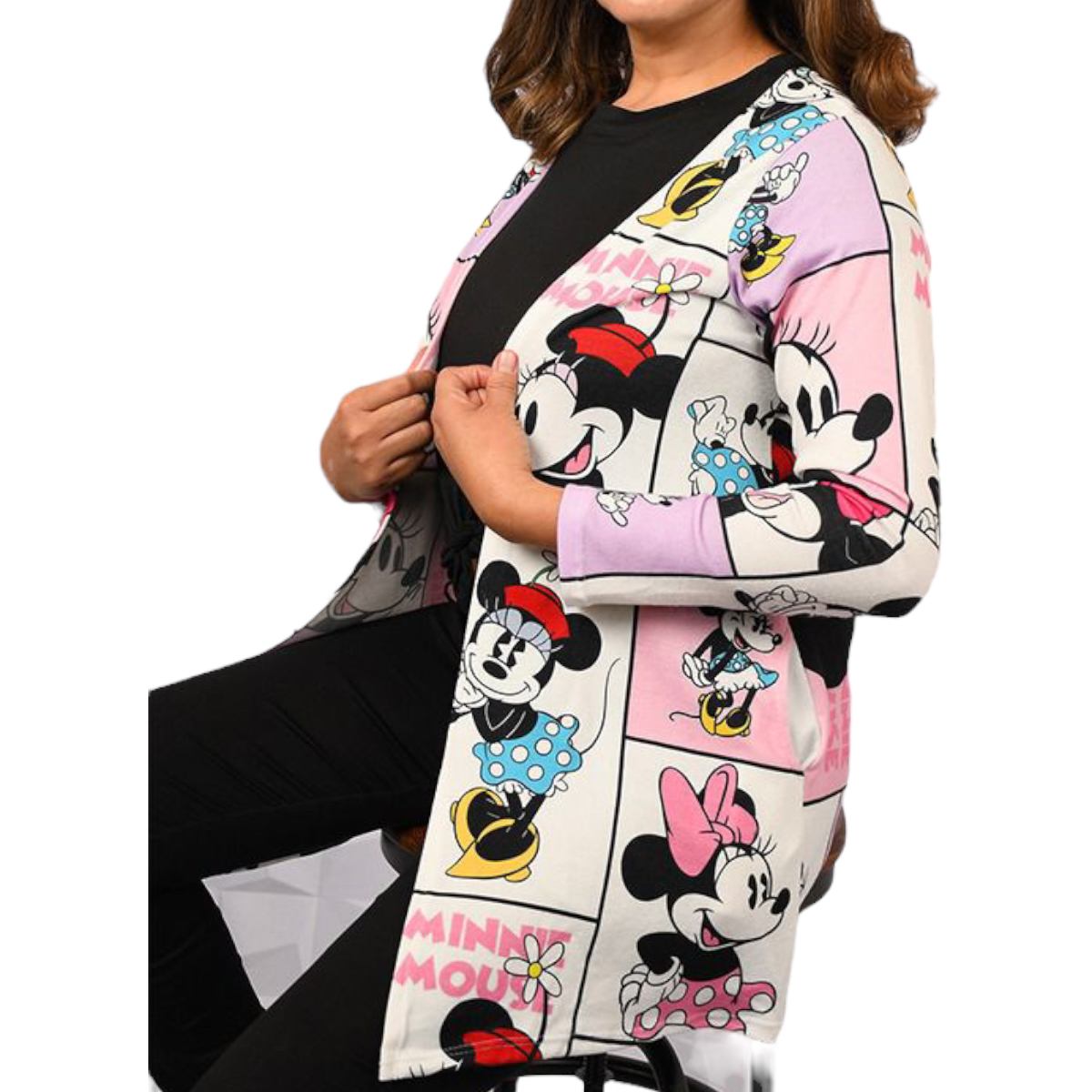 Cárdigan Saco Ensamble De Mujer Modelo Mickey Mouse.