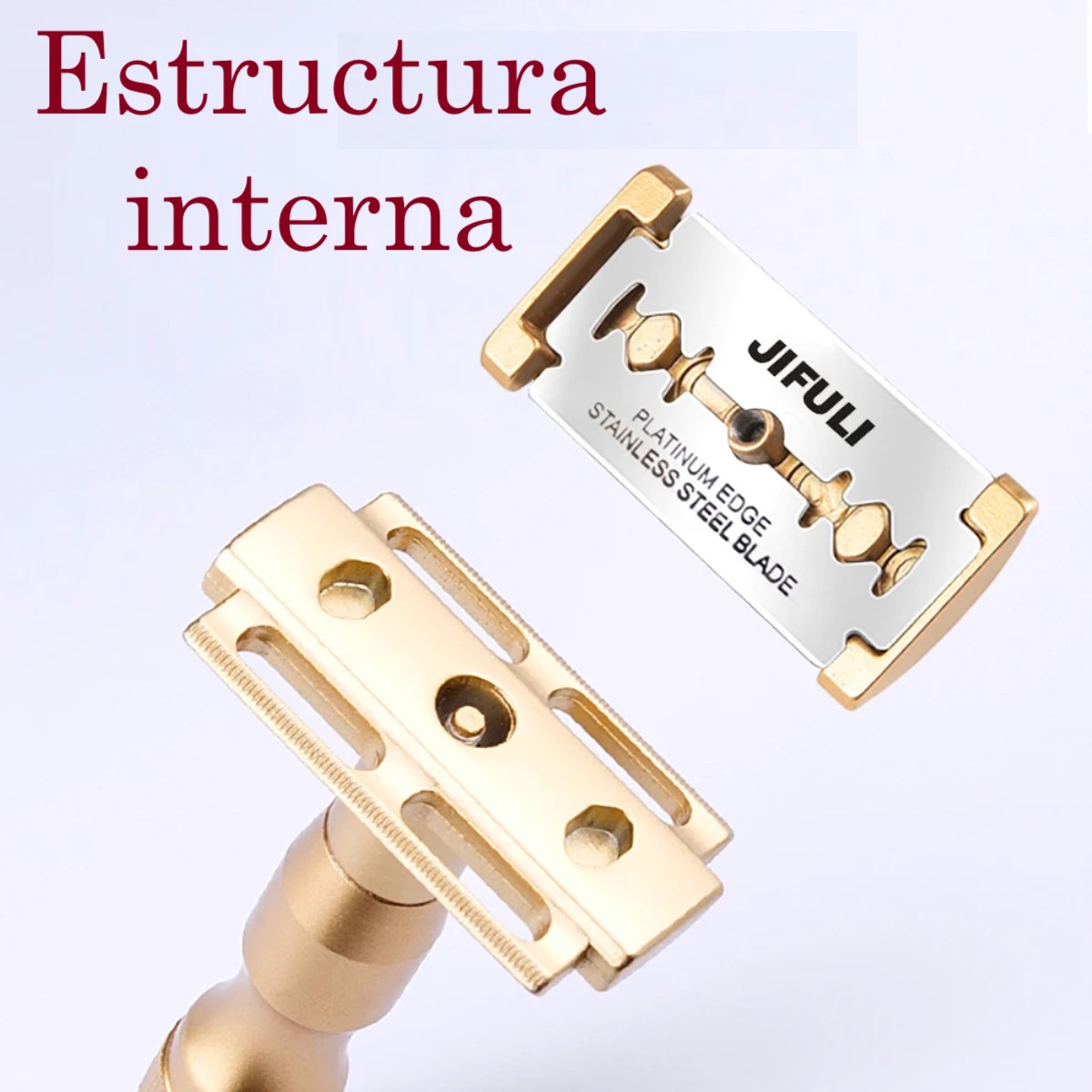 Rastrillo maquinilla afeitar clásica gris hombres mujeres afeitadora manual depilación cuchillas