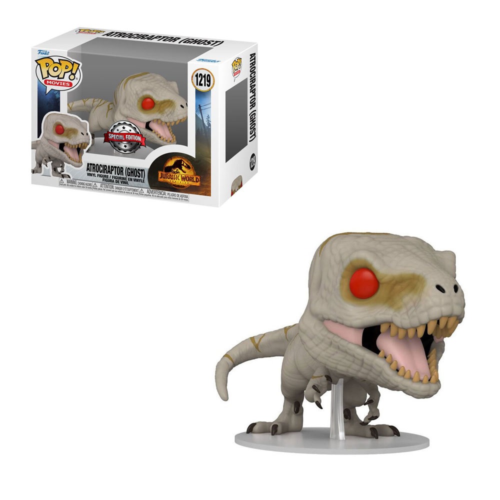Funko Pop! Atrociraptor (Ghost) Jurassic World