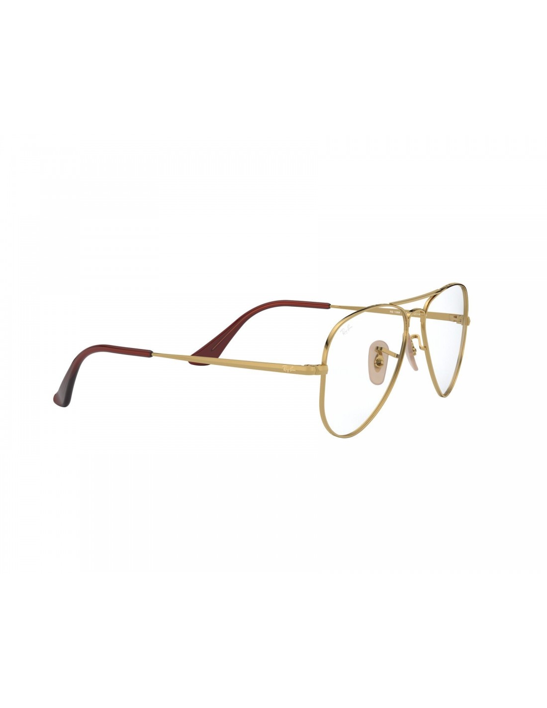 Lentes de sol Ray Ban Rb1089 4051 Aviator Junior Dorado Carey Original