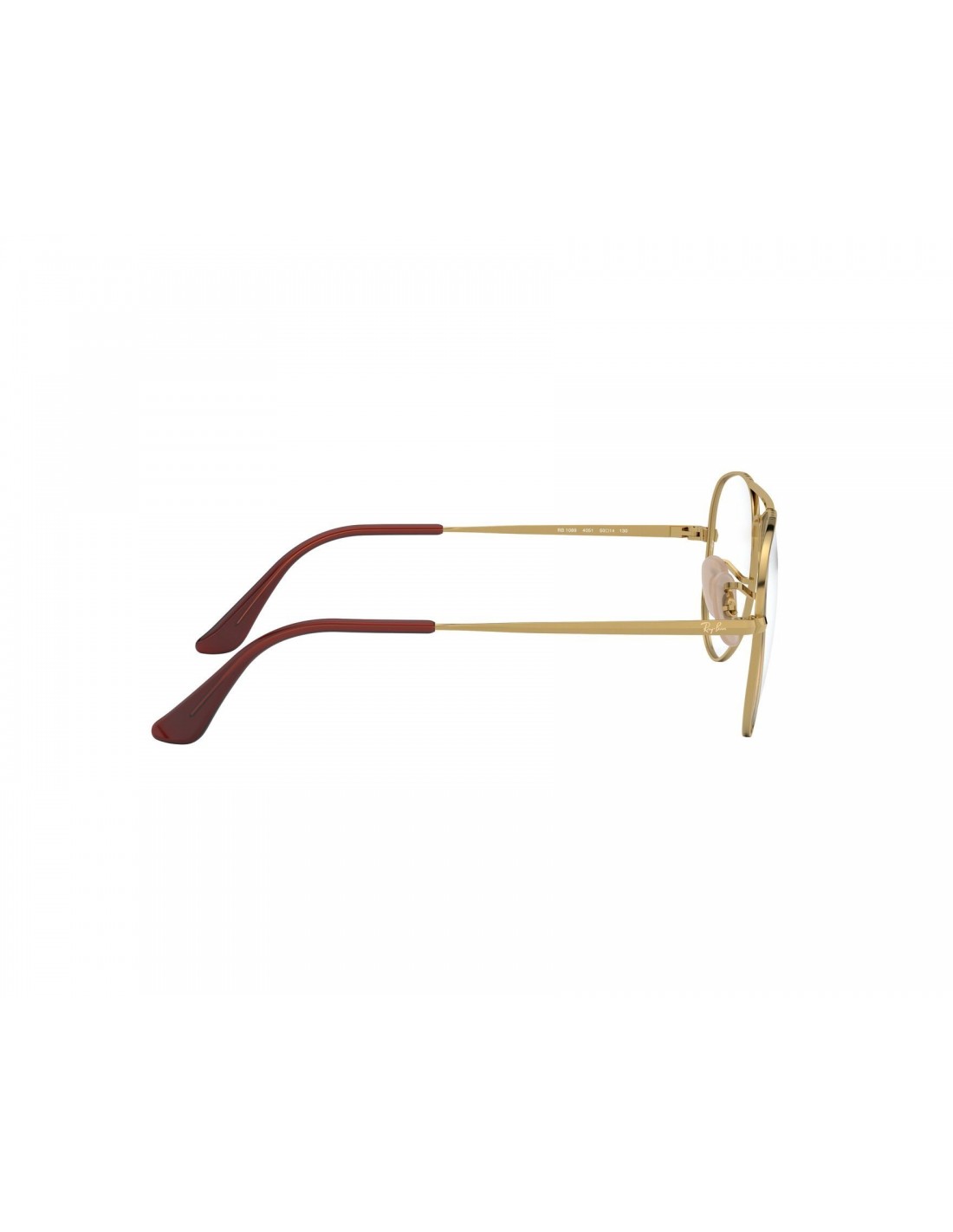 Lentes de sol Ray Ban Rb1089 4051 Aviator Junior Dorado Carey Original