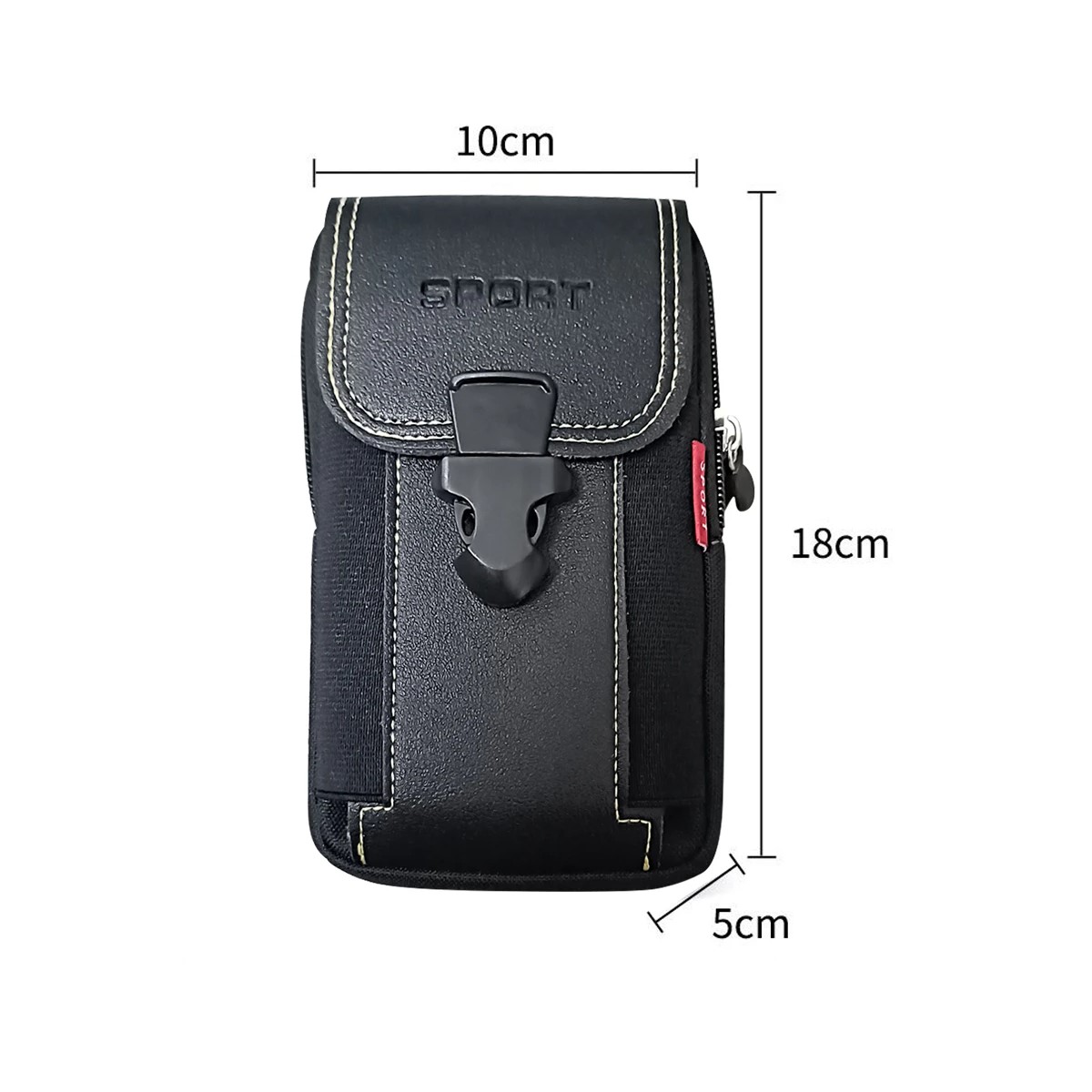 Mochila maleta negro Funda teléfono bolsa cintura cinturón táctico cartera seguridad broche iPhone
