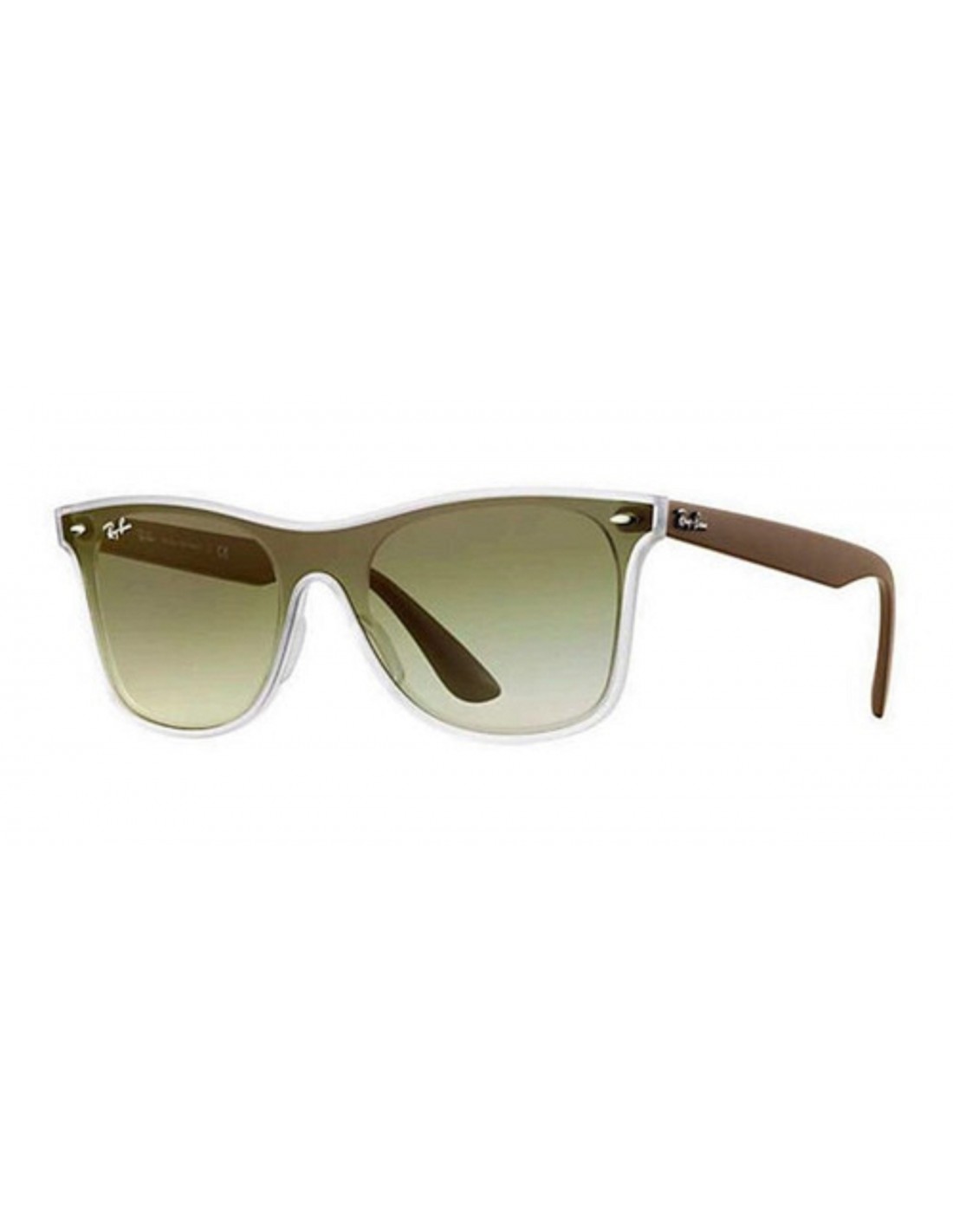Lentes de sol Ray Ban Rb4440n 6358/W0 Wayfarer Blaze Verde Degradado Original