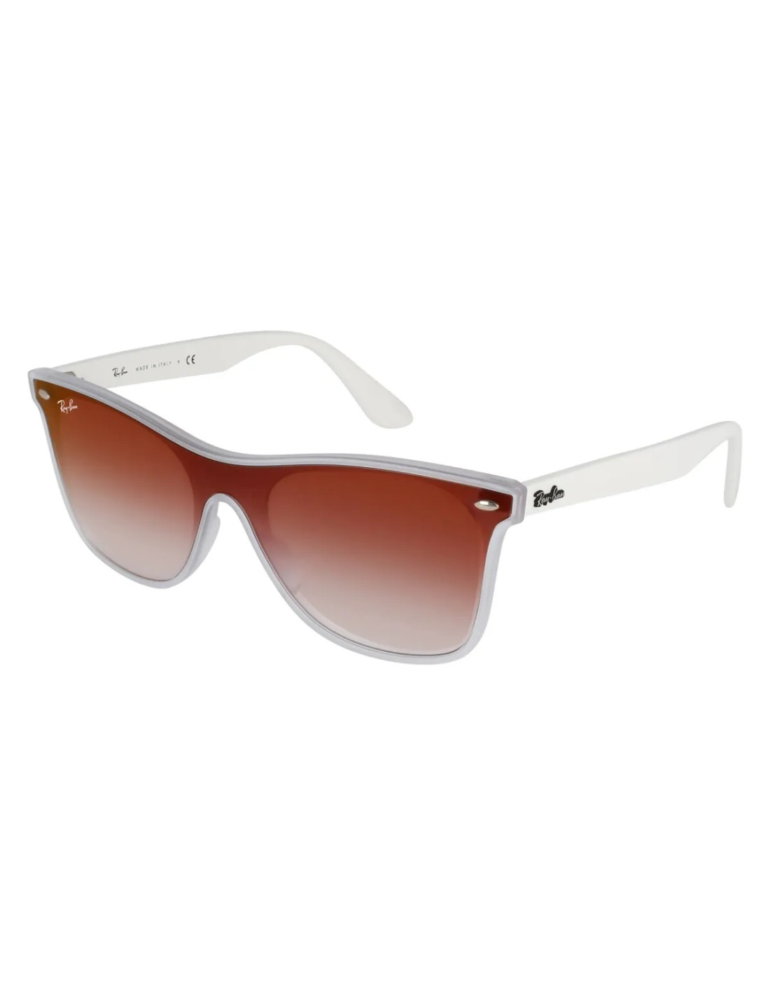 Lentes de sol Ray Ban Rb4440n 6357/V0 Wayfarer Blaze Rosa degradado Blanco