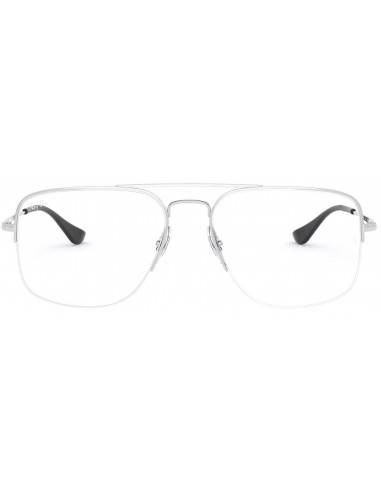 Lentes de sol Ray Ban Rb6441 2501 new Aviator Oftalmico Plateado Negro ...