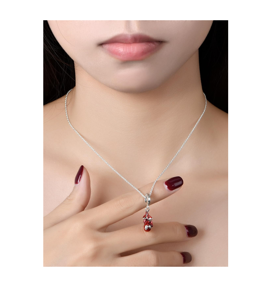 Collar 925 En Plata Con Dije Los Vengadores Spiderman .