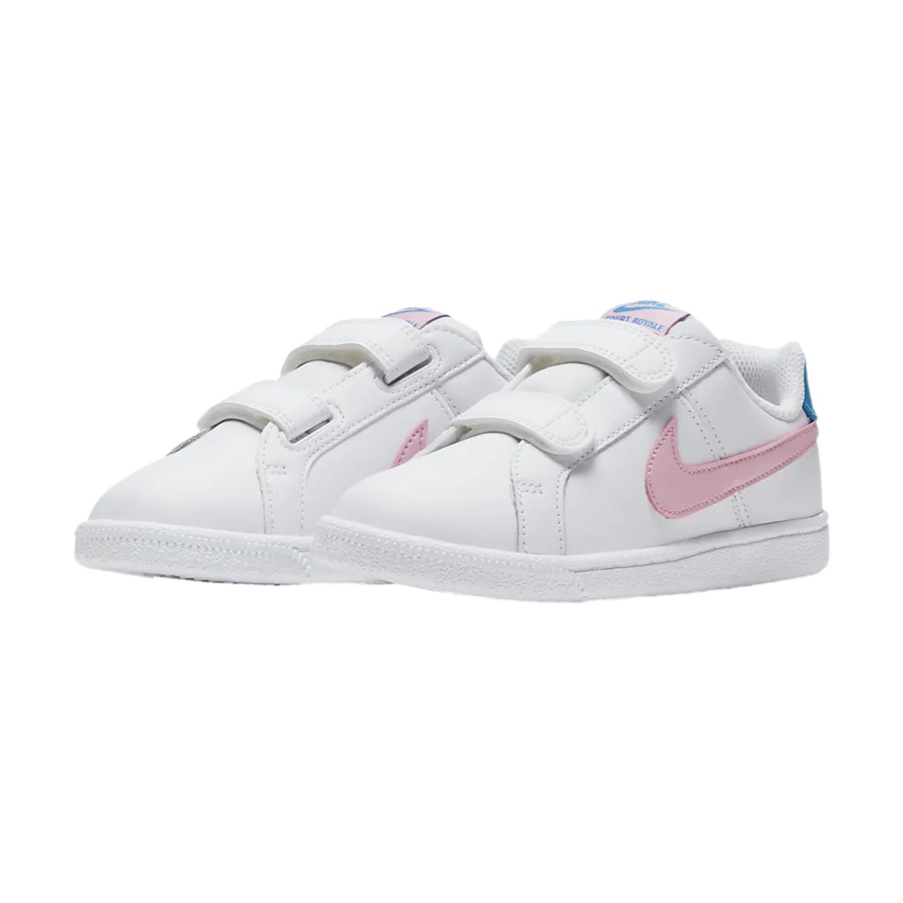 Nike blancas niña velcro sale