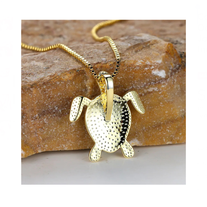 Collar Dije De Tortuga Marina.