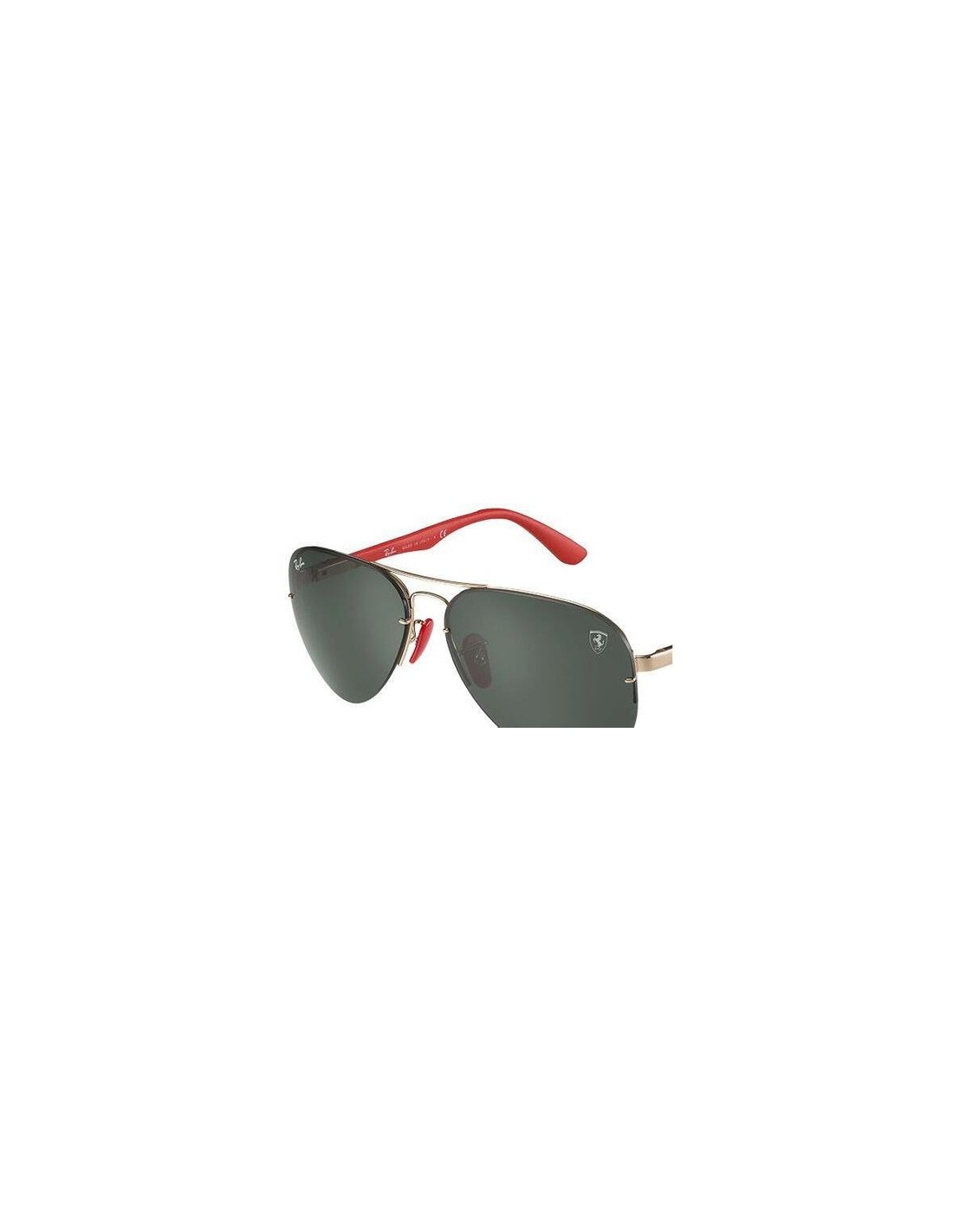 Lentes de sol Ray Ban RB3460M F00871 Scuderia Ferrari Aviator Negro Dorado