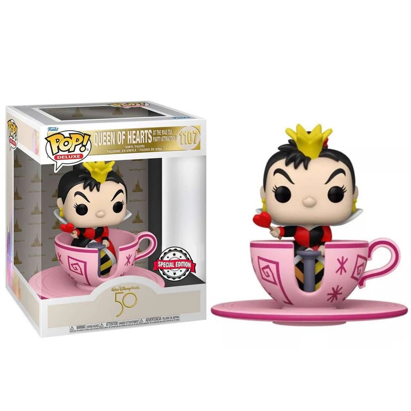 Funko Pop! Queen of Hearts at The Mad Tea party attraction
