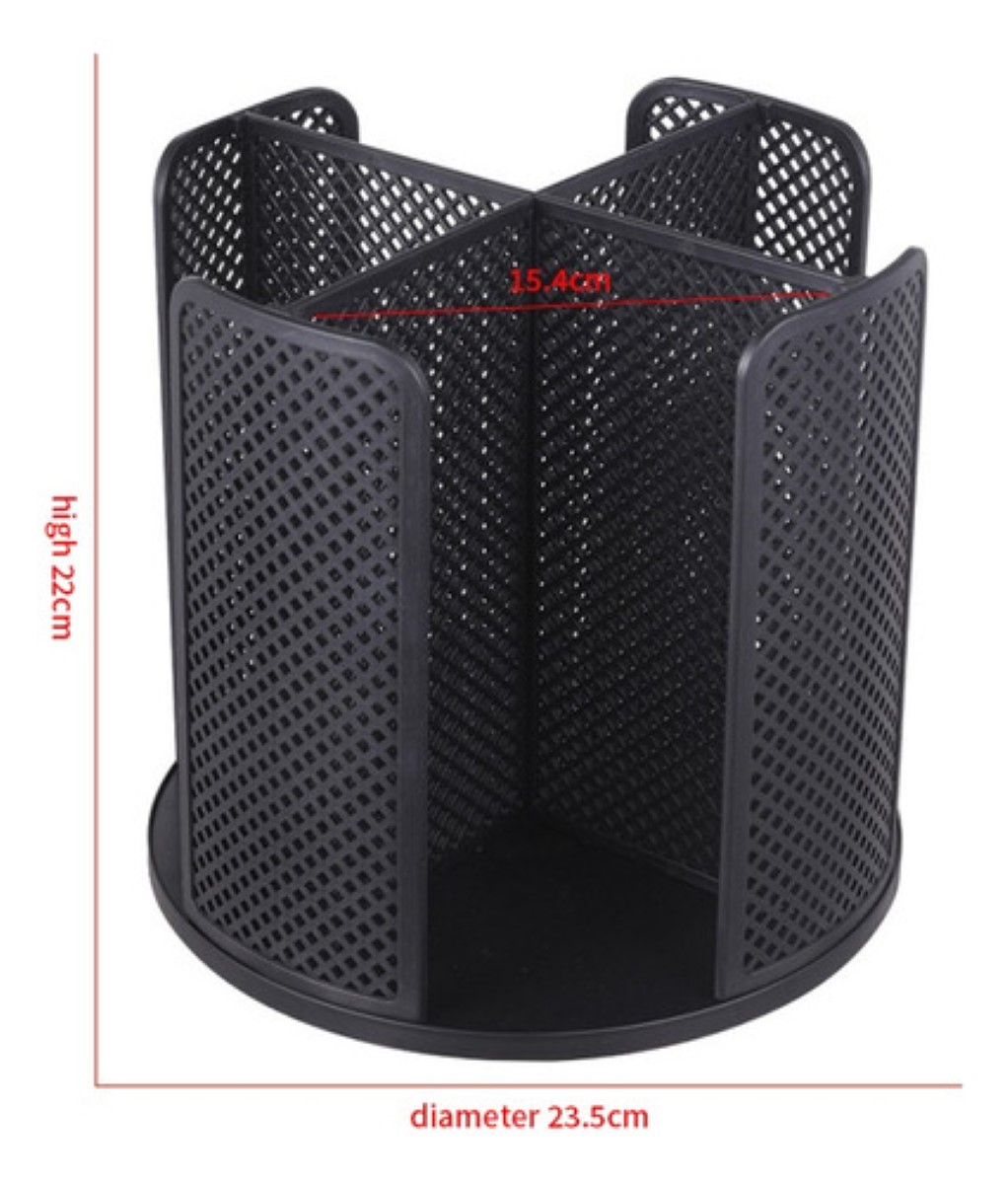 "Organizador De Vasos Con 4 Compartimentos Para Cafetería negro "