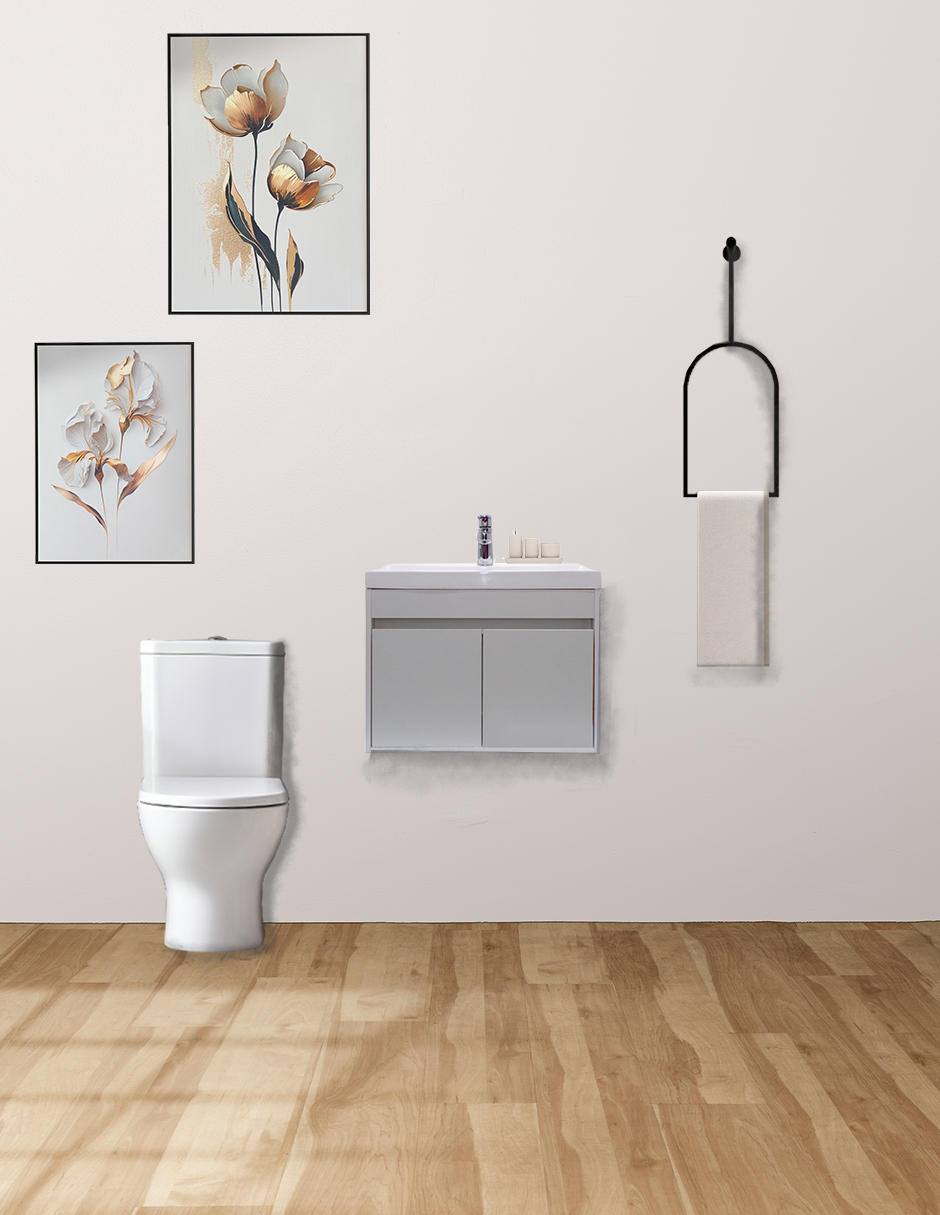 Gabinete Flotante Para Baño Mariam Con Lavabo Y Monomando