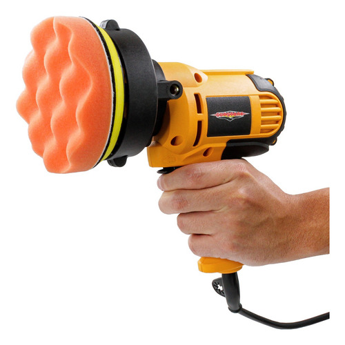 Pulidora Orbital Lijadora Industrial 700w 3700rpm + Esponjas
