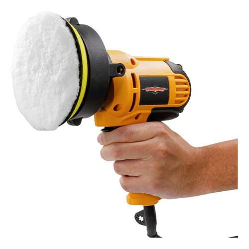 Pulidora Orbital Lijadora Industrial 700w 3700rpm + Esponjas