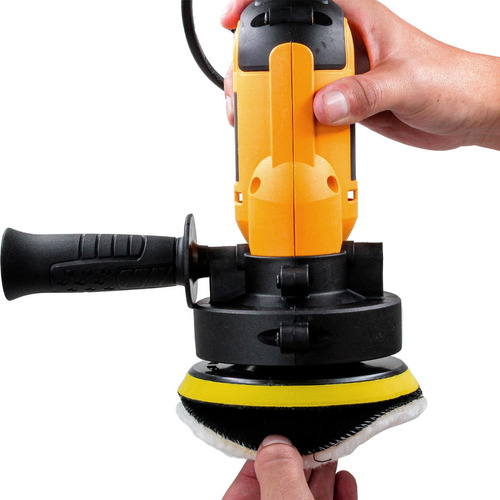 Pulidora Orbital Lijadora Industrial 700w 3700rpm + Esponjas
