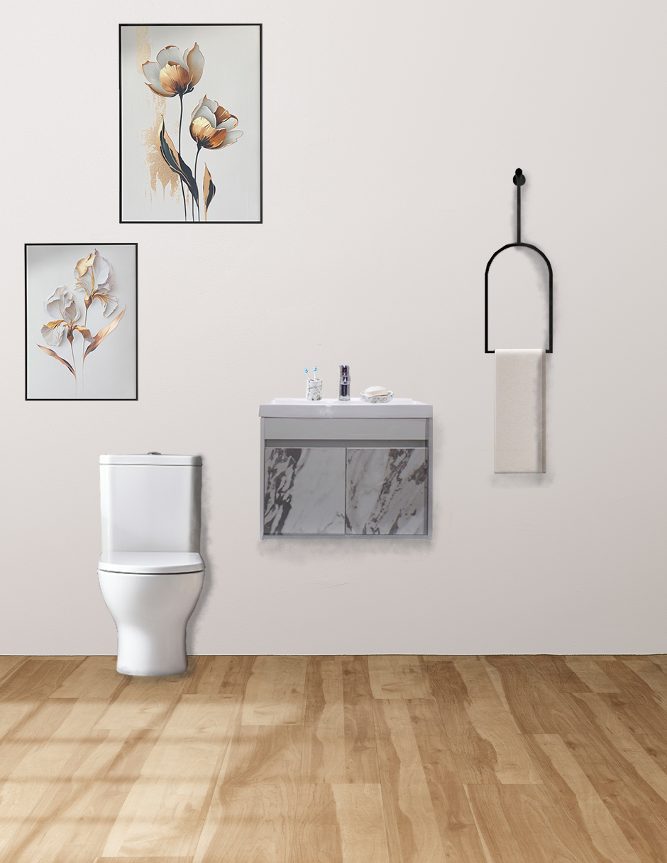 Gabinete Flotante Para Baño Mariam Con Lavabo Y Monomando