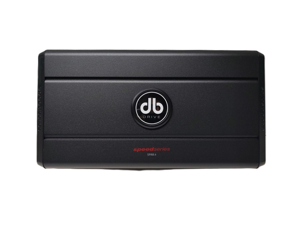 Amplificador 4 Canales DB Drive SPA8.4 1000 Watts Clase AB.