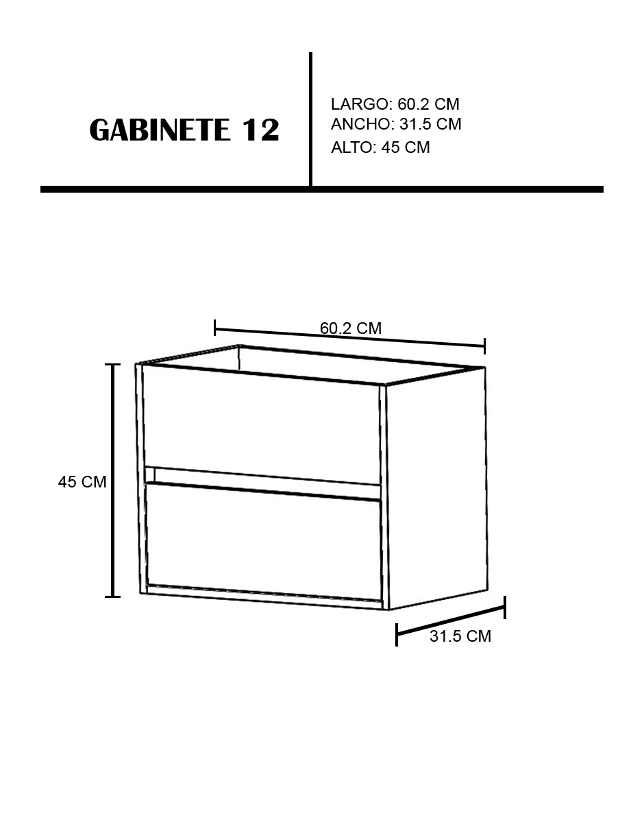 Gabinete Para Baño Con Lavamanos Y Monomando Vanity