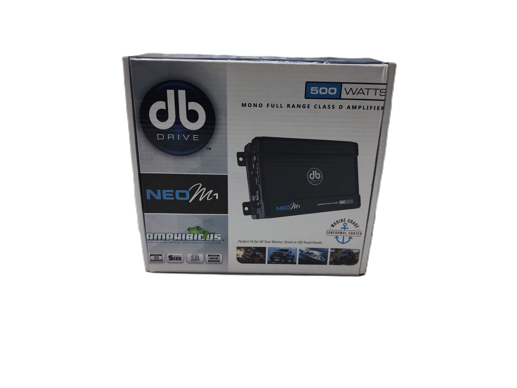 Amplificador Marino Monoblock DB Drive NEO M1 500W Clase D.