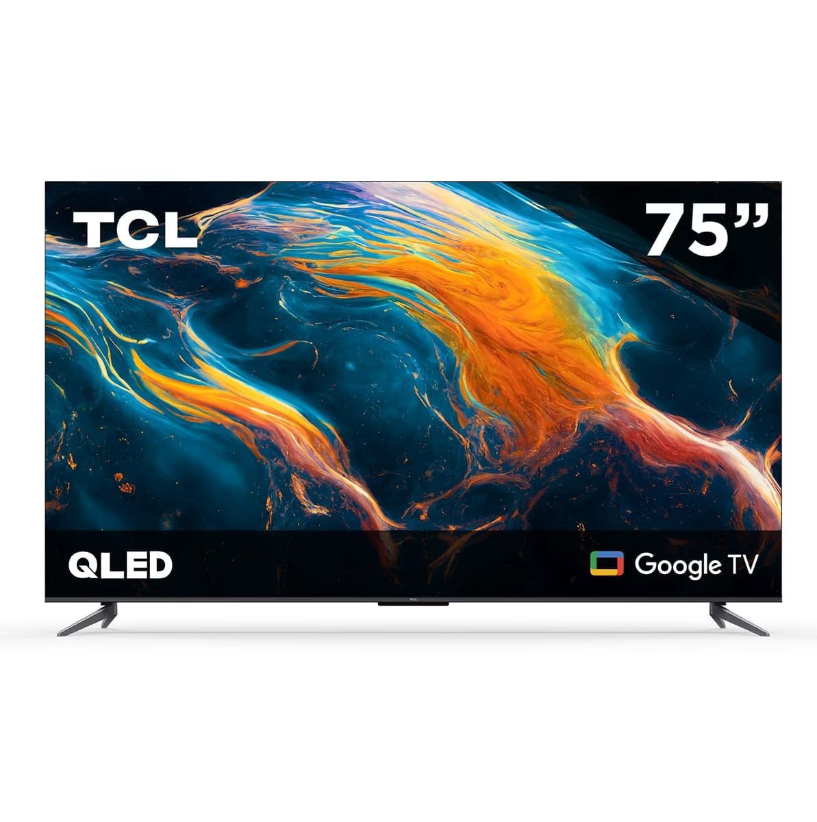 Pantalla TCL 75 pulgadas QLED 4K Google TV 75Q650G