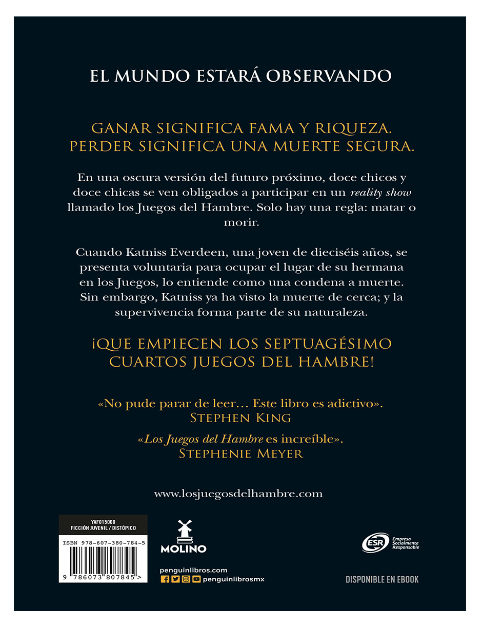 Los juegos del hambre Volumen 1 .
