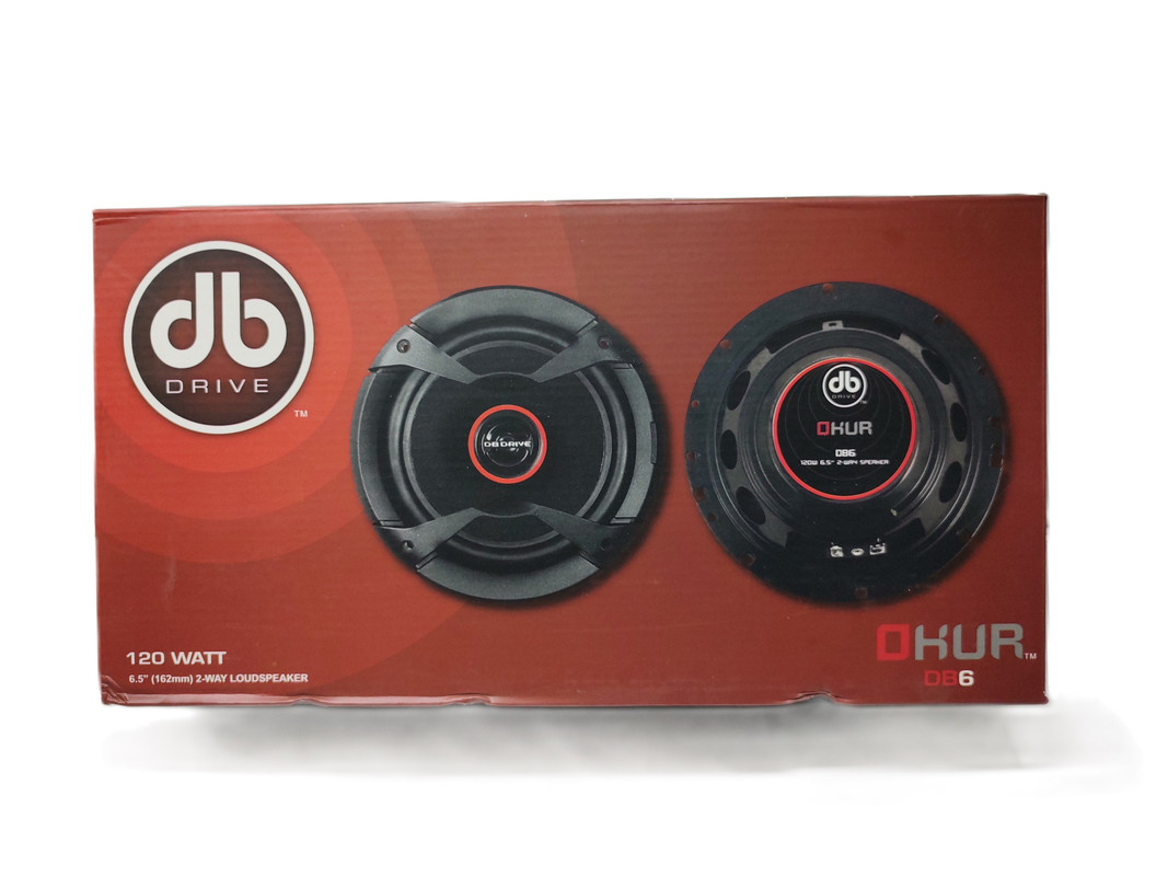 Bocinas Coaxiales DB Drive DB6 30W RMS 6.5 Pulgadas 4 Ohms 2 Vías.