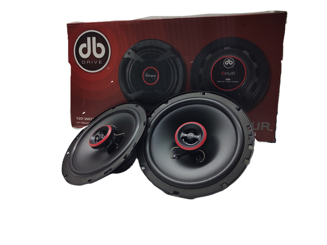 Bocinas Coaxiales DB Drive DB6 30W RMS 6.5 Pulgadas 4 Ohms 2 Vías.