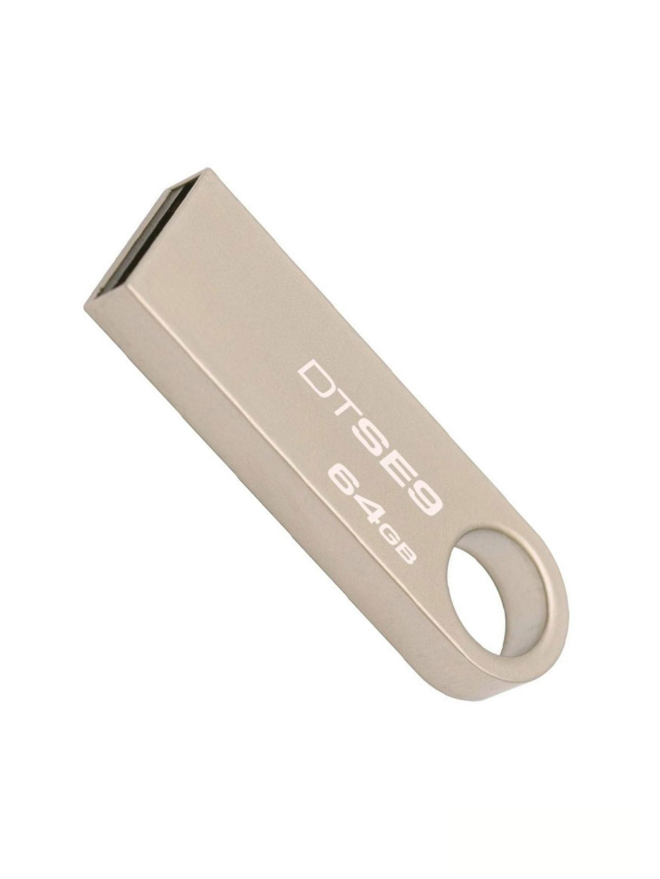 Memoria Usb 64gb 2.0 Plateado.