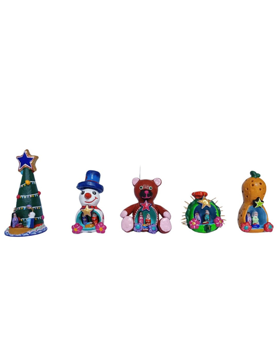 Kit de 5 nacimientos mini con diferentes formas