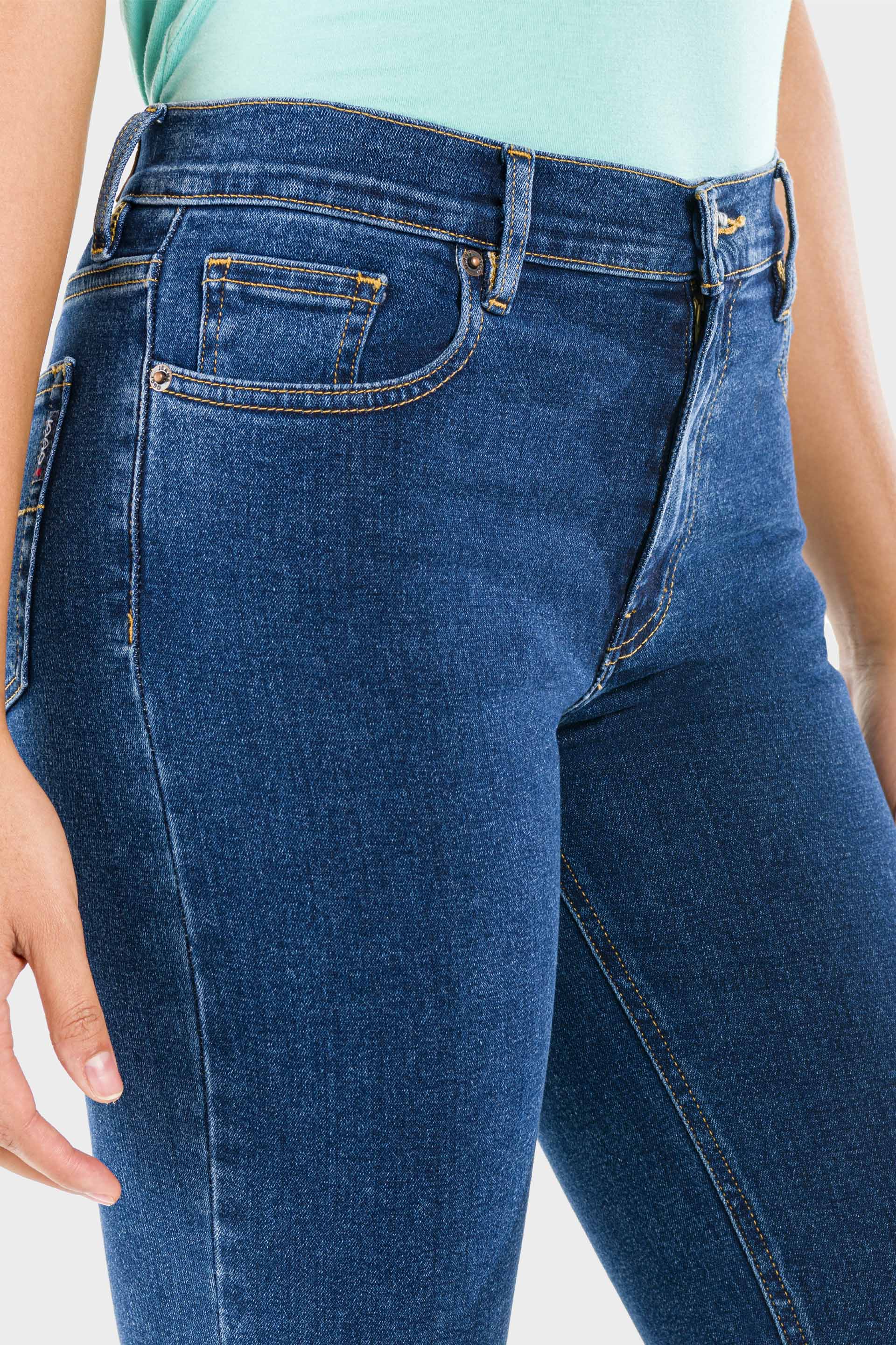 Oggi jeans para Dama Atraction Gin Ink Cintura Alta.
