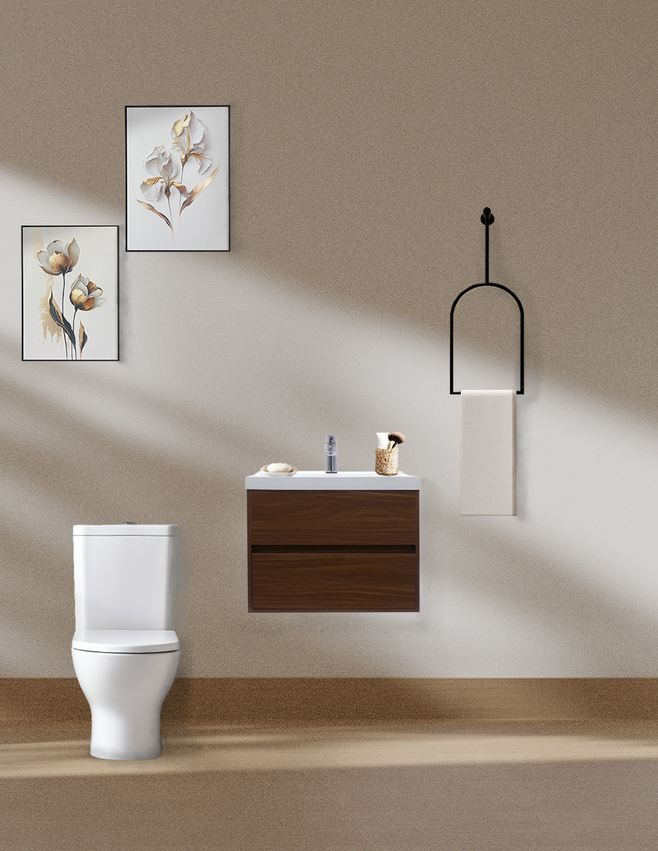 Gabinete Para Baño Con Lavamanos Y Monomando Vanity