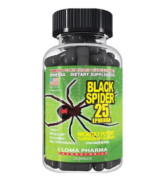 Suplemento Termogénico Black Spider 100 Capsulas .
