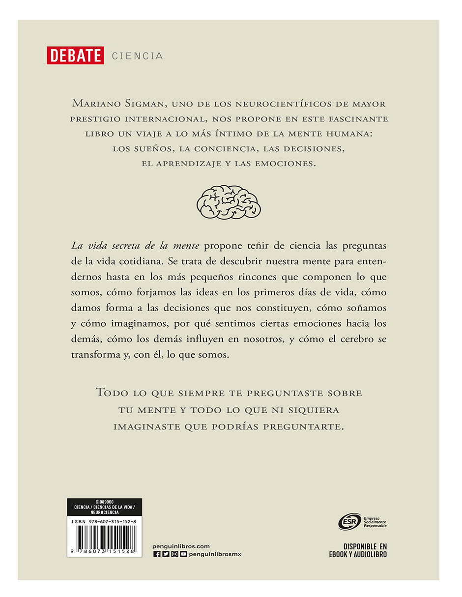 La vida secreta de la mente.