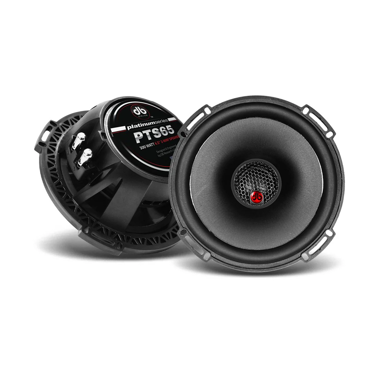 Bocinas Coaxiales DB Drive PTS65 100W RMS 6.5 Pulgadas 4 Ohms 2 Vías.