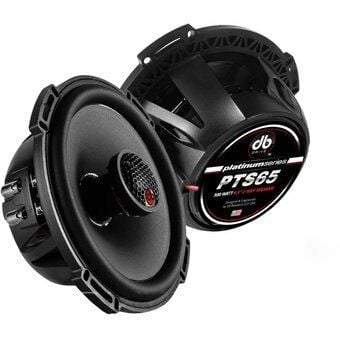 Bocinas Coaxiales DB Drive PTS65 100W RMS 6.5 Pulgadas 4 Ohms 2 Vías.