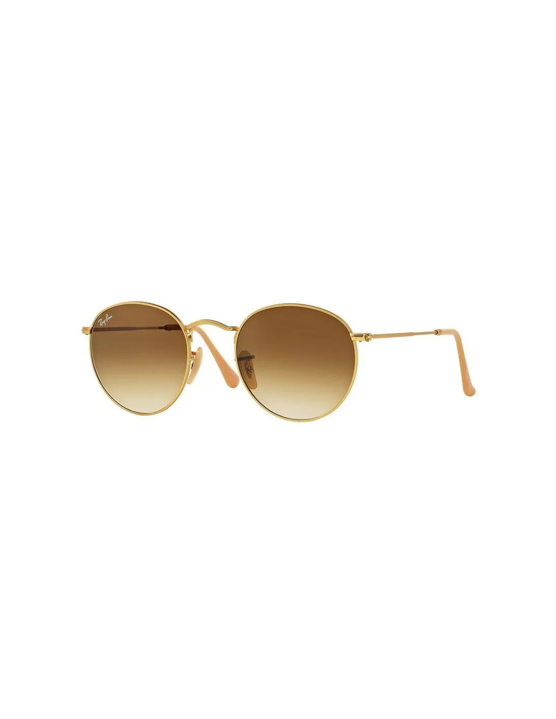 Lentes de sol Ray Ban Rb3447 112/51 Round Metal Cafe Degradado Dorado