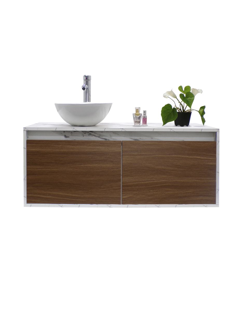 Gabinete Para Baño Luxury Smooth Con Ovalin Y Monomando