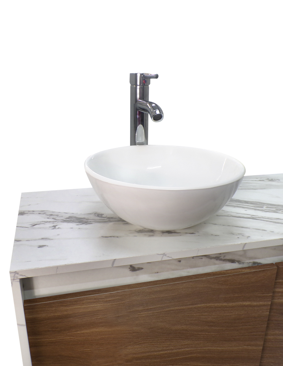 Gabinete Para Baño Luxury Smooth Con Ovalin Y Monomando