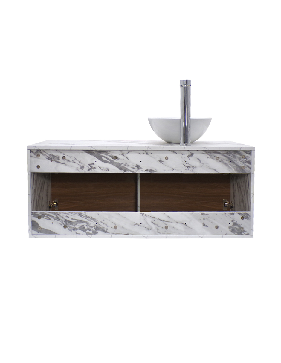 Gabinete Para Baño Luxury Smooth Con Ovalin Y Monomando