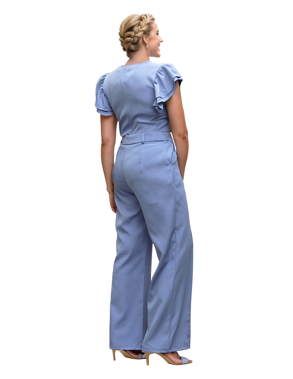 Conjunto de pantalón campana y blusa Bomy Collection casual