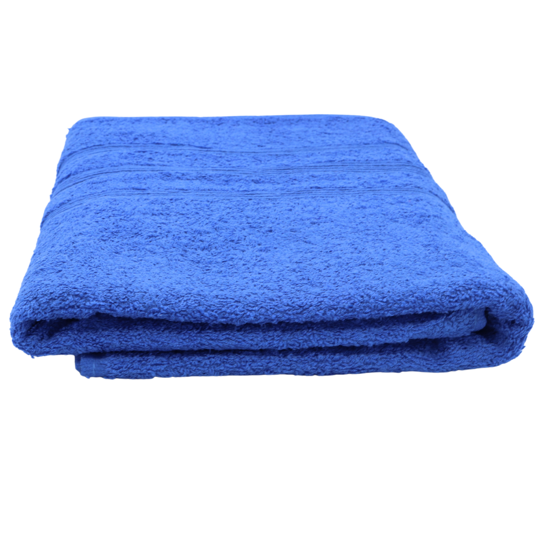 Toallas de baño Grandes de algodón 80%, Juego de 5 Toallas, 600 Gramos por Metro Cuadrado, Colores Vibrantes Secado rápido y superabosrbentes (3 Rayas).
