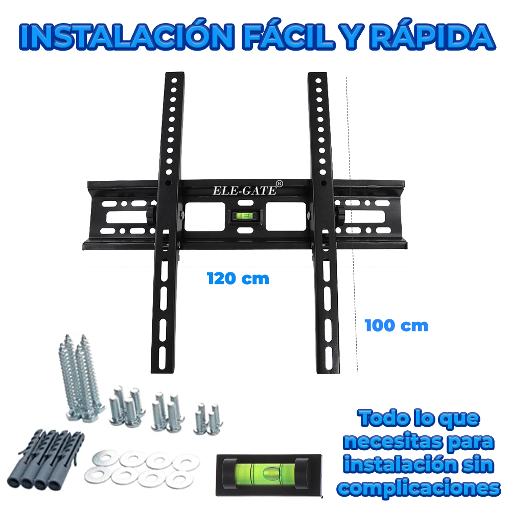 Soporte Fijo para Tv Pantalla 40 A 80 Pulgadas Extralargo.