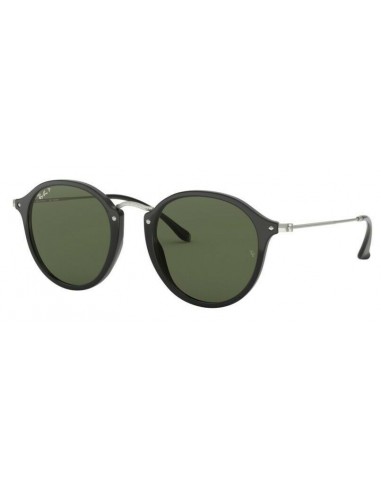 Lentes de sol Ray Ban Rb2447 901/58 Round Fleck Negro Plateado Polarizado
