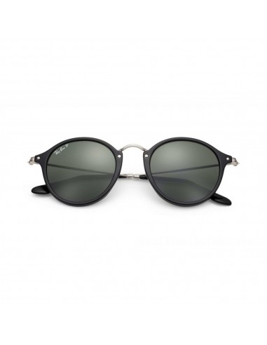 Lentes de sol Ray Ban Rb2447 901/58 Round Fleck Negro Plateado Polarizado