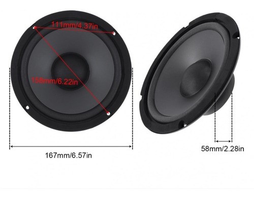 "Juego Bocinas Carro 6.5 Pulgadas 600w Speakers "