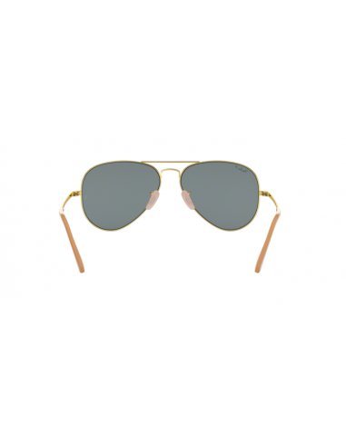 Lentes de sol Ray Ban Rb3689 9064/S2 New Aviator Azul Dorado Polarizado