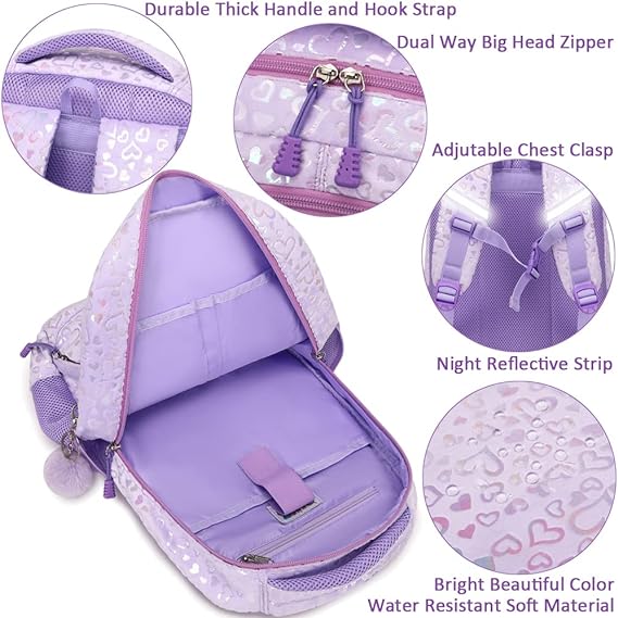 A Mochila Unicornio Niños Impermeable Mochila Escolar Mochila de sirena para niñas Mochilas Infantil Bolso para Chicas Mochila para La Escuela.