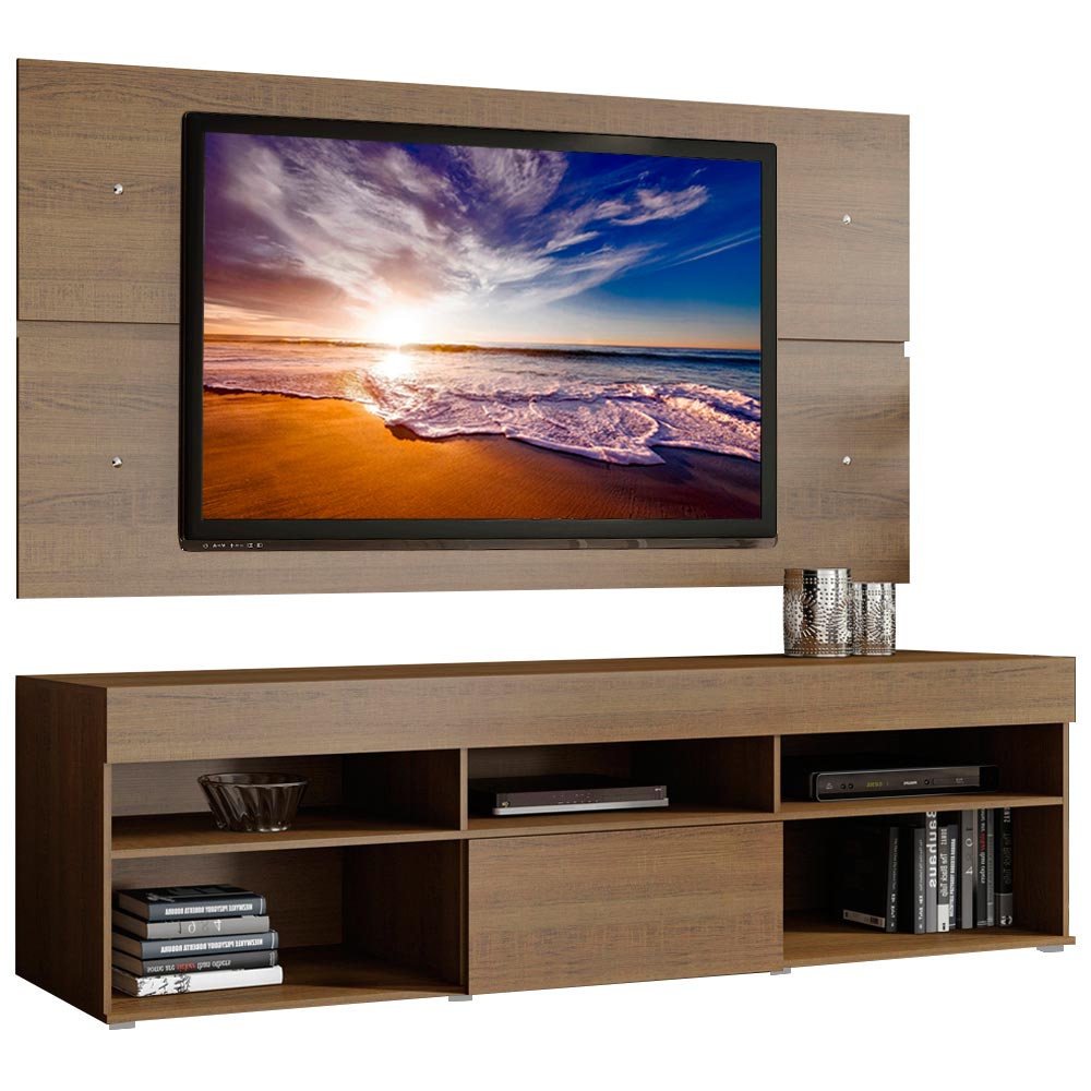 Centro de Entretenimiento para Tv hasta 65 Pulgadas Madesa Miami Marrón.